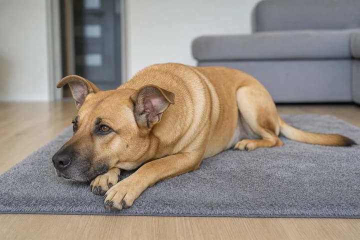 Komenda „na miejsce”: jak nauczyć psa spokojnie leżeć na macie