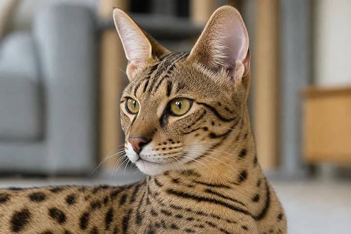 Kot savannah — charakter, wielkość, pokolenia F1–F5 i opieka
