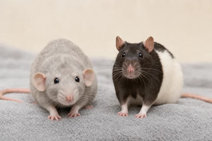 Szczur dumbo, rex, sfinks i husky — odmiany szczurów domowych