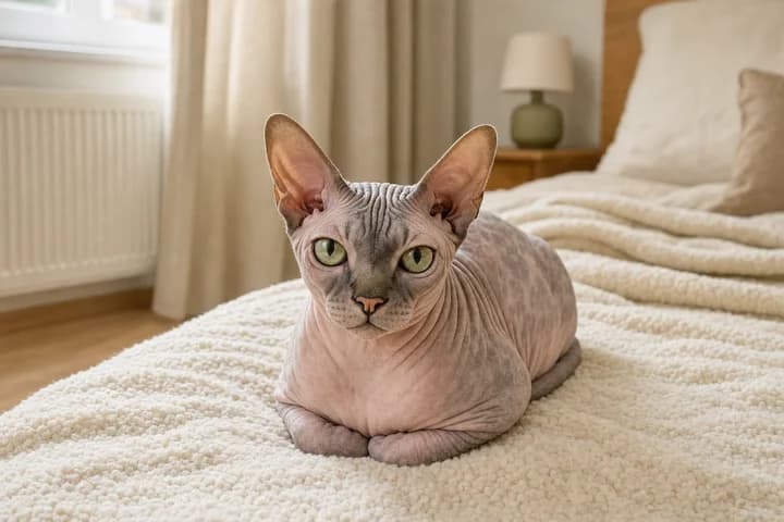 Koty bez sierści - sfinks, peterbald, donskoj: czym się różnią