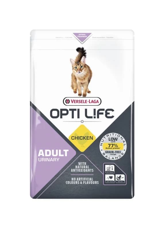 Versele-Laga Opti Life Cat Adult Urinary Chicken karma ze specjalną ochroną dróg moczowych – 1 kg