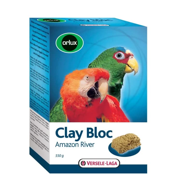 Versele-Laga Kostka gliniana dla papug Clay Bloc Amazon River 550 g
