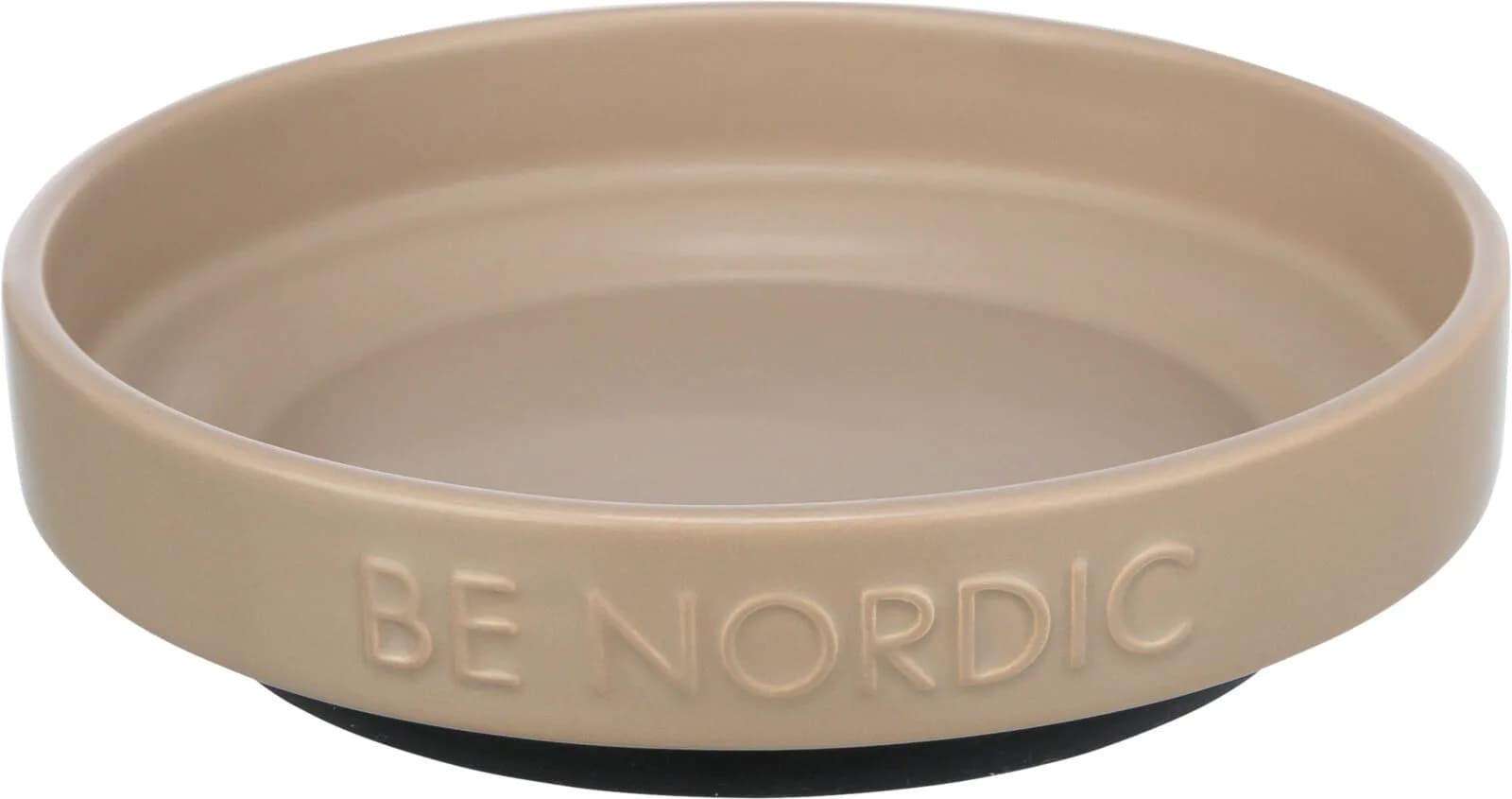 Trixie Be Nordic, miska, dla kota, czarna, ceramika/guma, /o Czarny 0,3 l 16 cm