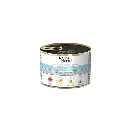 Dolina Noteci Premium małe Rasy z Cielęciną, Pomidorami i Makaronem dla psa 185 g