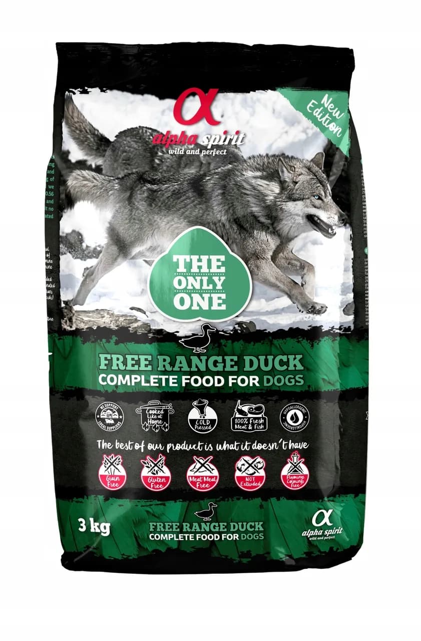 Alpha Spirit Karma sucha dla psa Free Range Duck 3 kg
