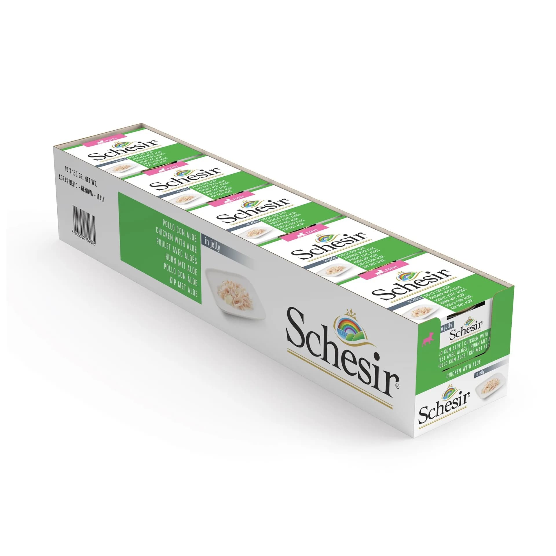 Schesir karma mokra dla szczeniąt kurczak z aloesem 150 g