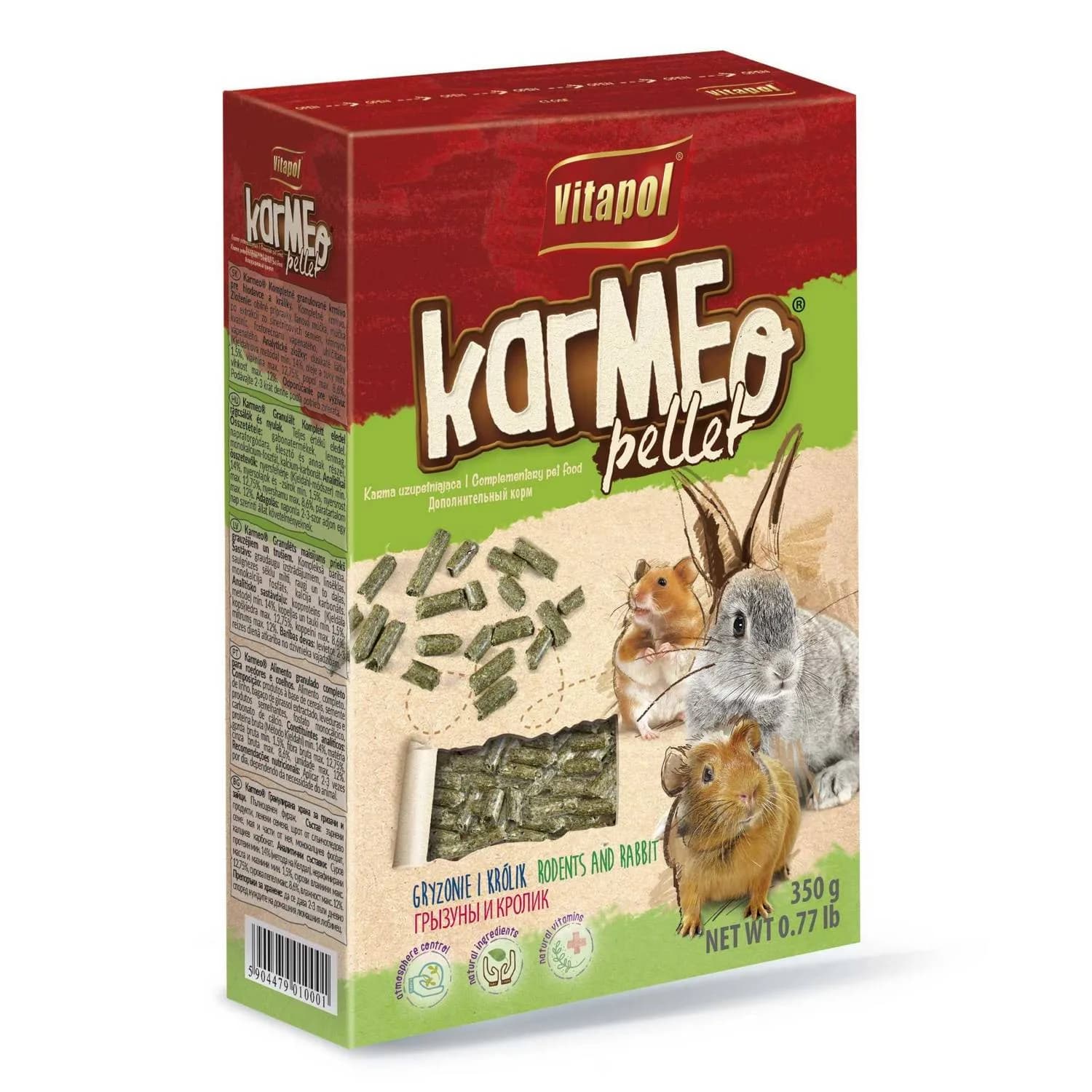 Vitapol karma granulowana z lucerny dla gryzoni i królika 350 g