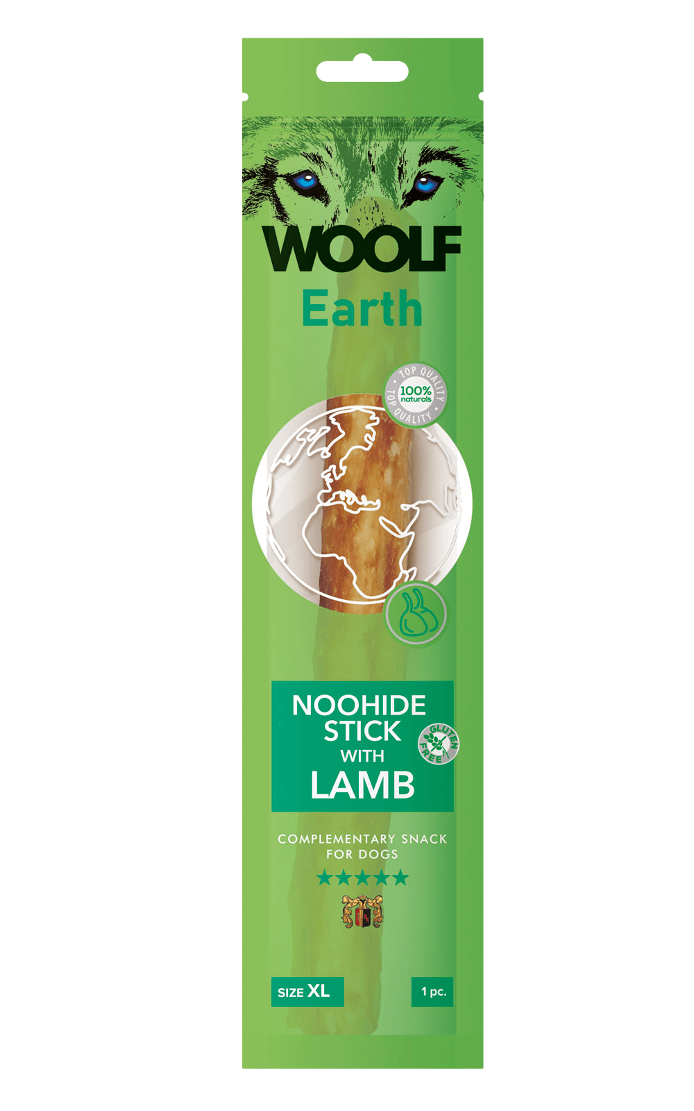 Woolf Earth Noohide With Lamb Gryzak kolagenowy dla psa – XL