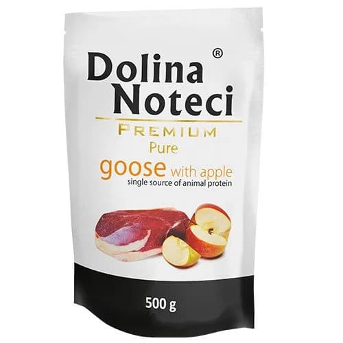 Dolina Noteci Premium Pure Gęś z Jabłkiem saszetka dla psów alergików 500 g