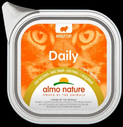 Almo Nature Daily karma mokra z indykiem dla kota 100 g