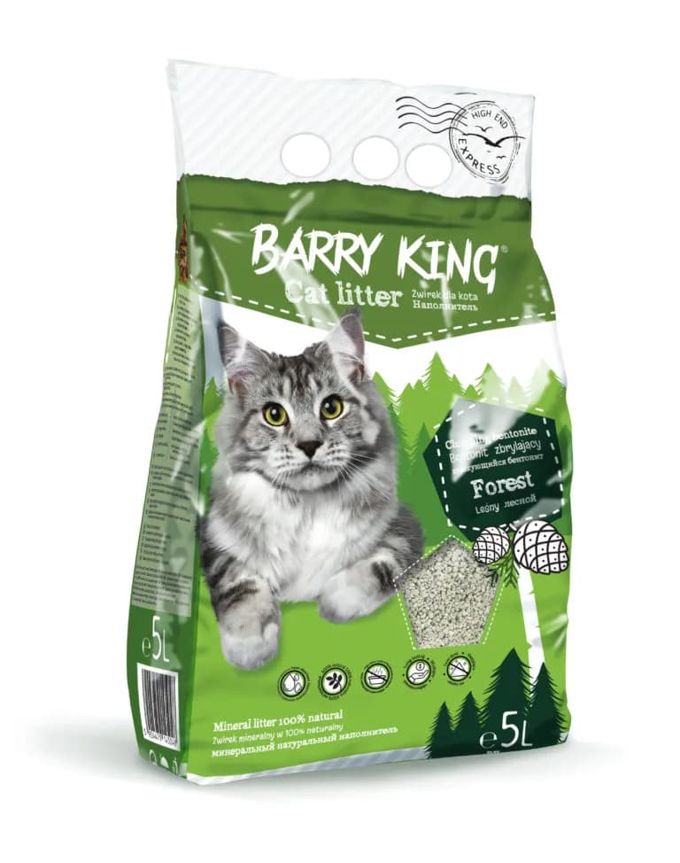 Barry King Żwirek bentonit dla kota leśny różna objętość