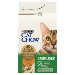 Cat Chow Purina Sterilised z indykiem karma sucha dla kotów po sterylizacji