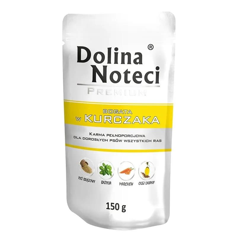 Dolina Noteci Premium karma mokra dla dorosłych psów bogata w kurczaka