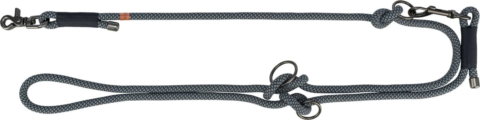 Trixie Soft Rope, smycz, dla psa – czarny / szary