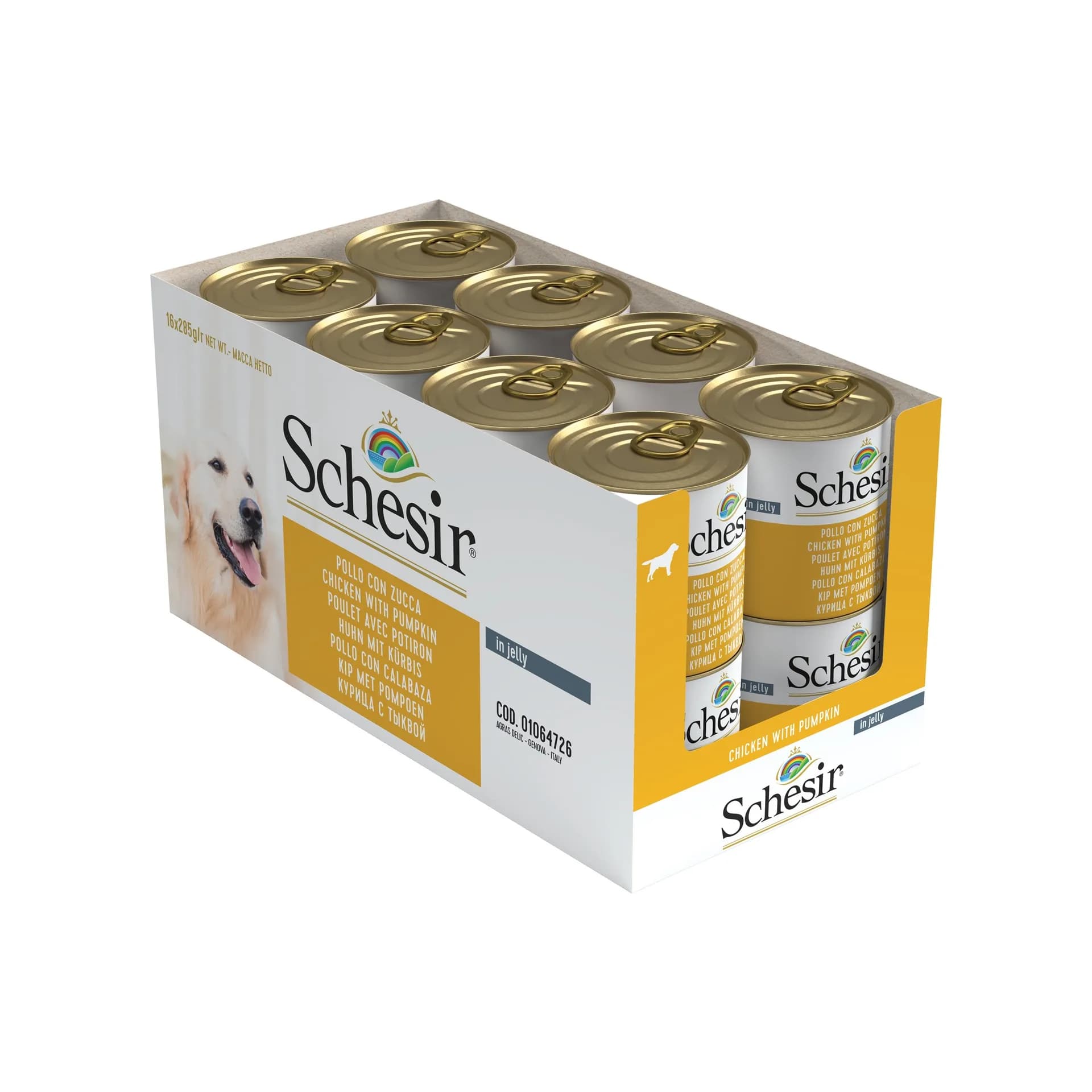 Schesir Complements karma mokra dla psa kurczak z dynią w galarecie 285 g