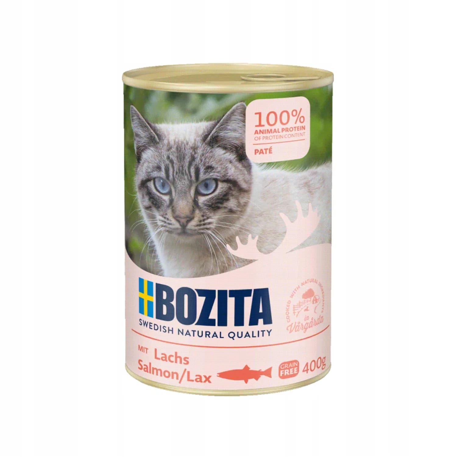 Bozita Pate Mokra karma z łososiem dla kotów 400 g