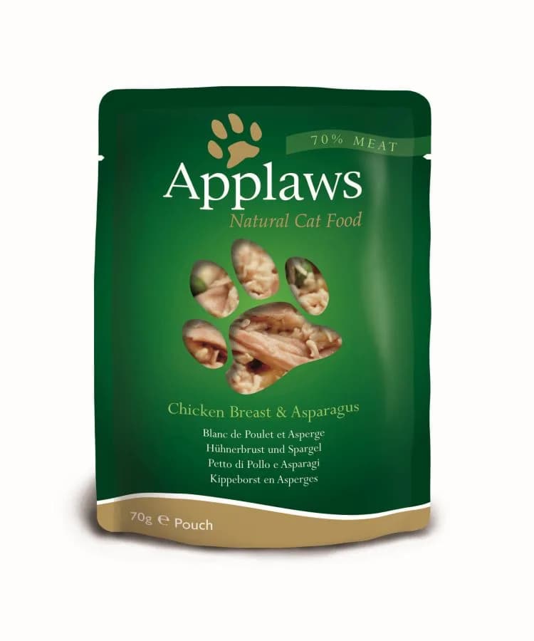 Applaws Saszetka kot kurczak Szparagi 70 g