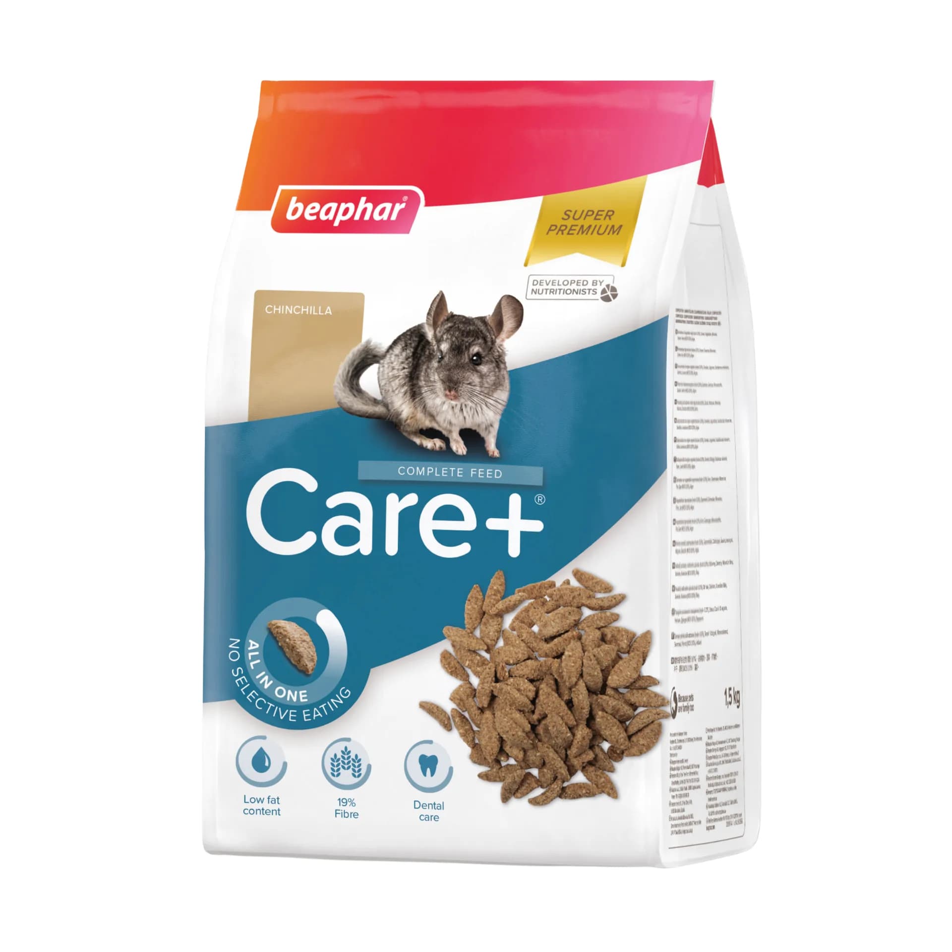 Beaphar Care+ Chinchilla Super Premium karma dla szynszyli