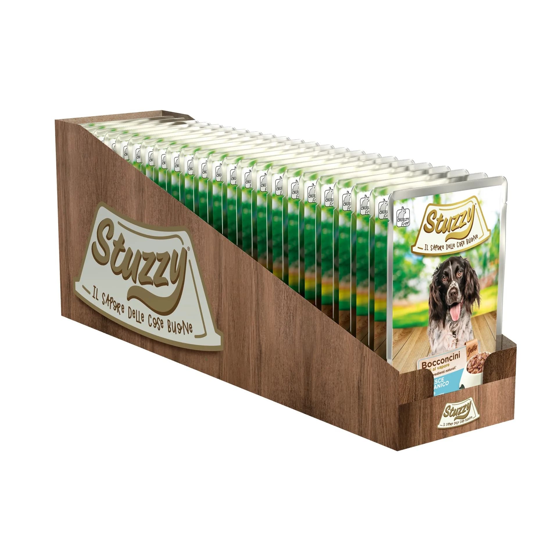 Stuzzy Bocconcini karma mokra dla dorosłych psów ryby oceaniczne w galarecie kawałki 100 g