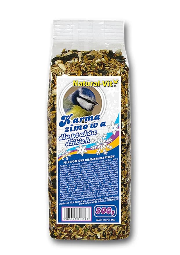 Natural-Vit Sypka karma ziarnowa zimowa 500 g