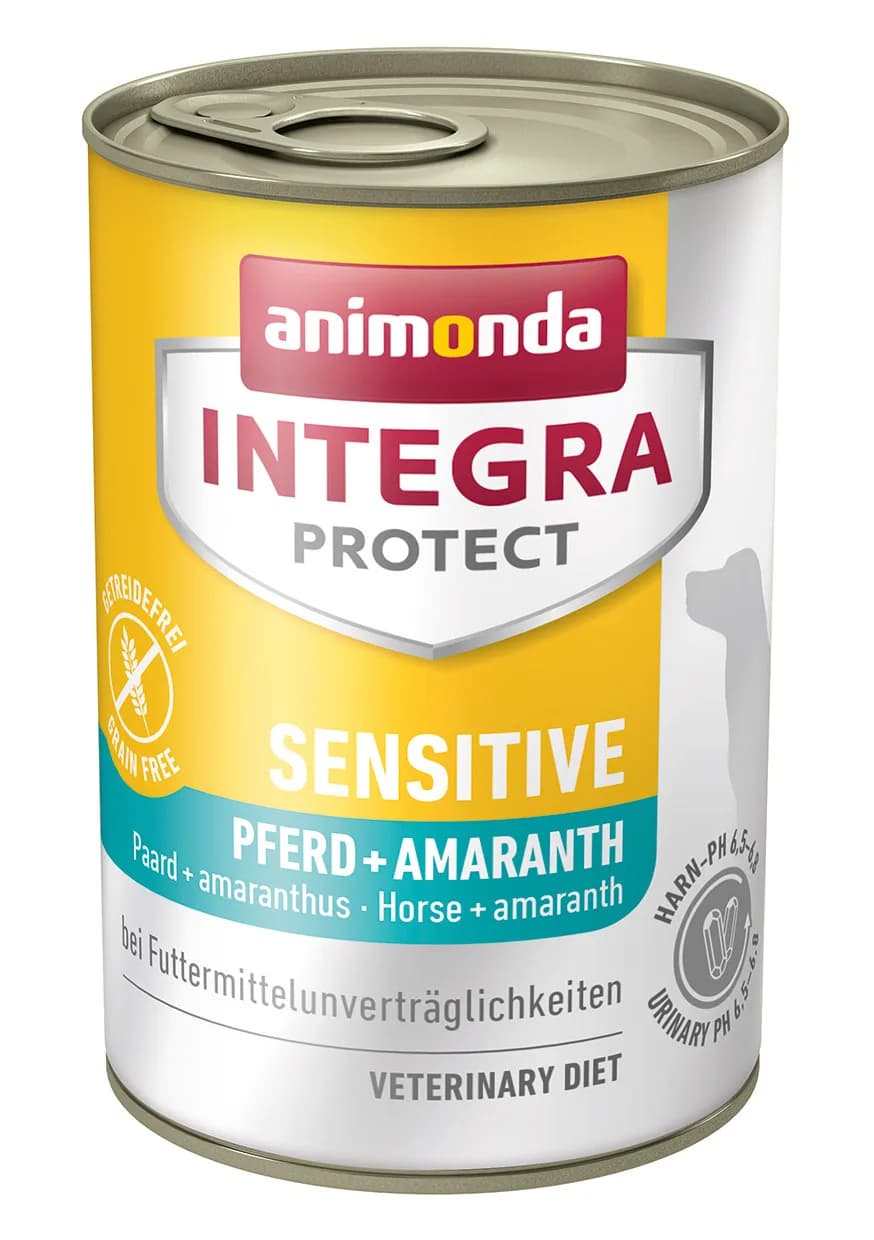Animonda Integra Protect Sensitive puszka dla psa Konina/Amarantus 400 g