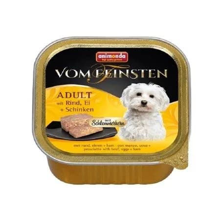 Animonda Vom Feinsten Gourmet Centre karma mokra z wołowiną, jajkiem i szynką dla psa 150 g