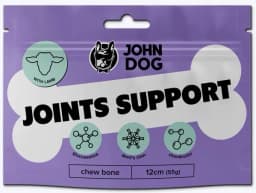 John Dog Kość do żucia i gryzienia przysmak z jagnięciną dla psa 12 cm