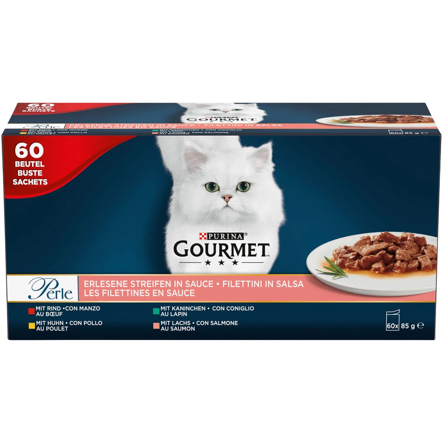 Gourmet Purina Perle Mix Pack 60 × 85 g