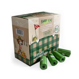 Barry King Woreczki na psie odchody, zielone, biodegradowalne 50 rolek x 20 szt.