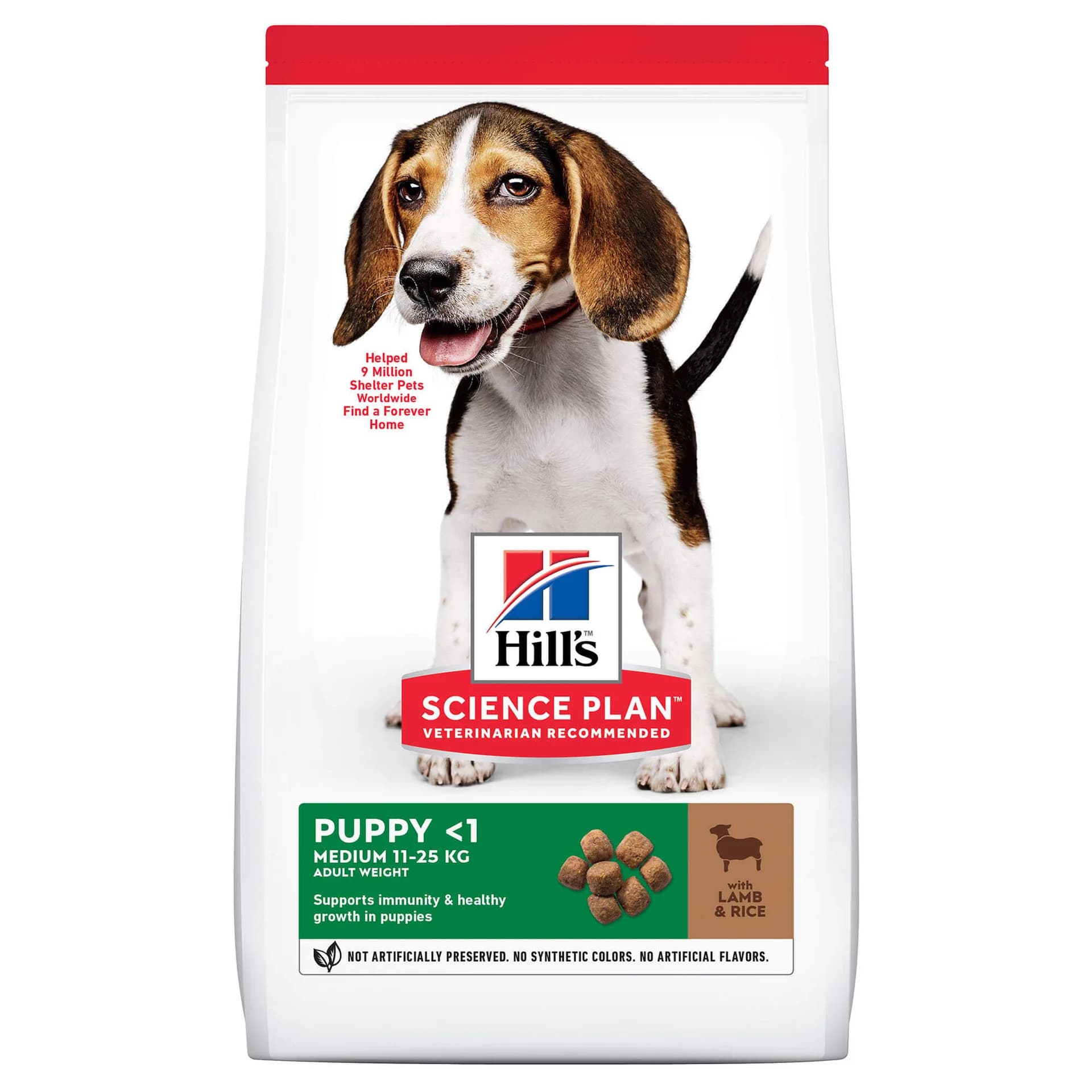 Hill's SP Canine Puppy Medium Lamb Rice 14 kg