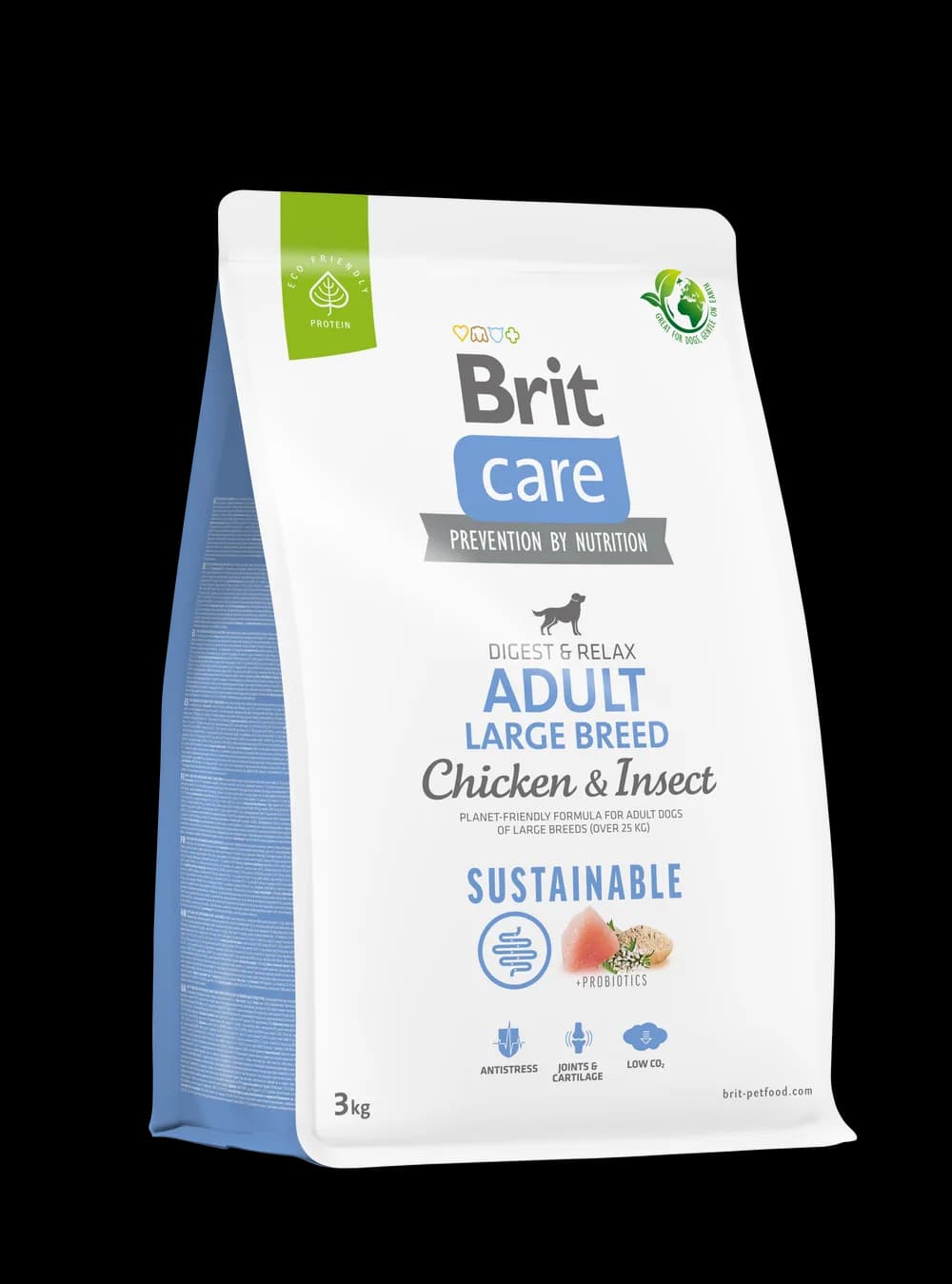 Brit Care Dog Sustainable Adult Large Breed Chicken Insect sucha karma dla psa z kurczakiem i owadami – 12 kg