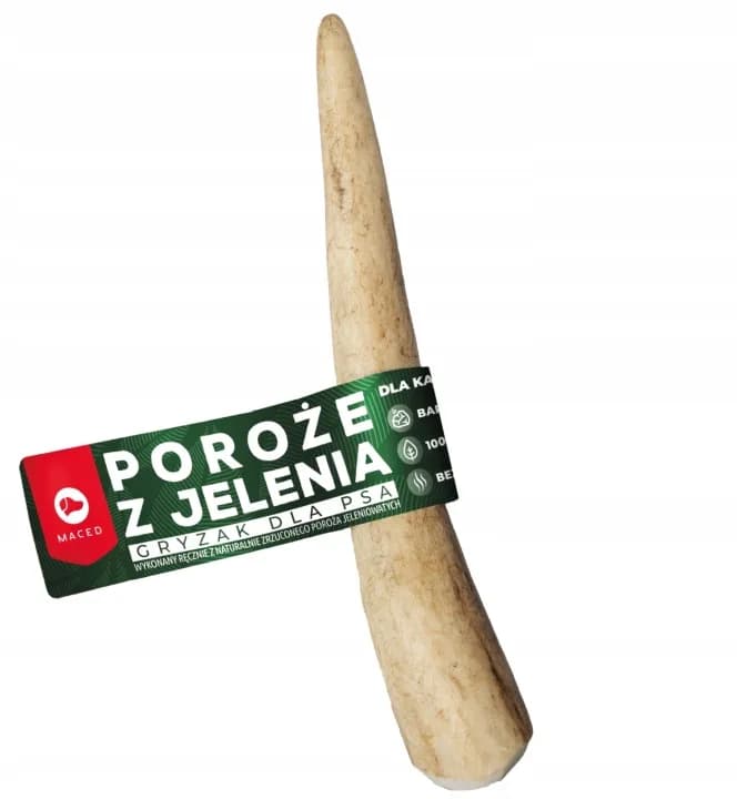Maced Gryzak dla psa Poroże Jelenia 100% Natura Przysmak Rozmiar – M