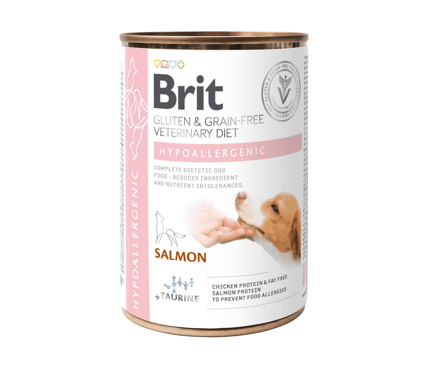Brit Veterinary Hipoalergiczna karma na alergię karma mokra dla psów Łosoś&Groszek