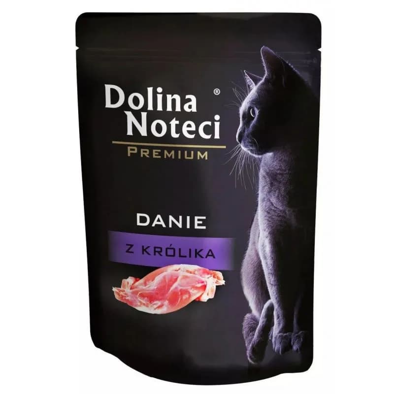 Dolina Noteci Premium kot saszetka Danie z królika dla kota 85 g