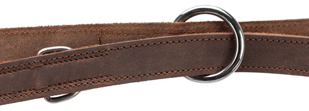 Trixie Smycz regulowana Rustic – brązowy, XS-S