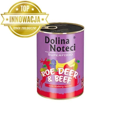 Dolina Noteci Superfood Sarna i Wołowina dla psa