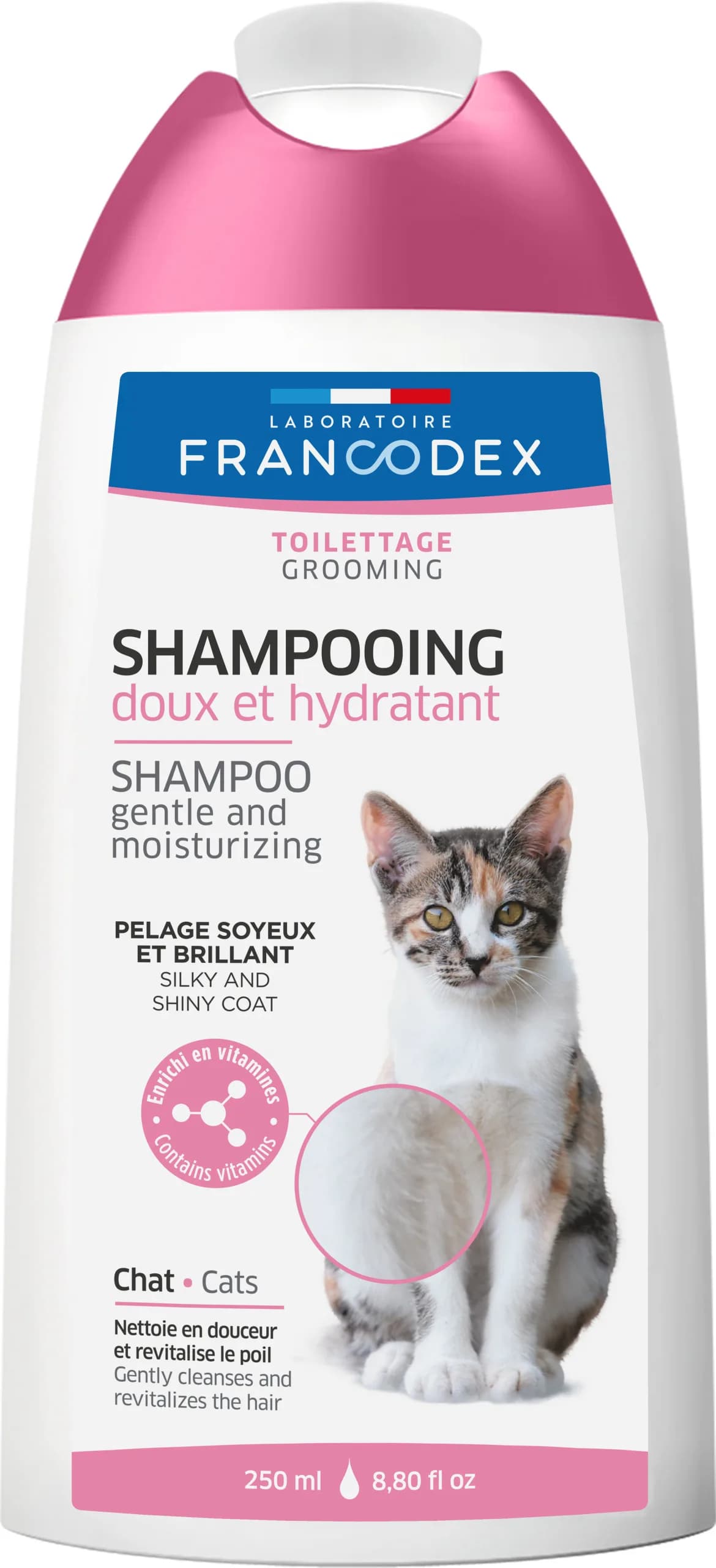 Francodex szampon łagodny zwiekszający objętość dla kotów 250 ml