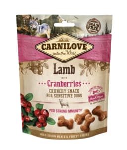 Carnilove Przysmak Crunchy Snack z jagnięciny z żurawiną dla psa 200 g