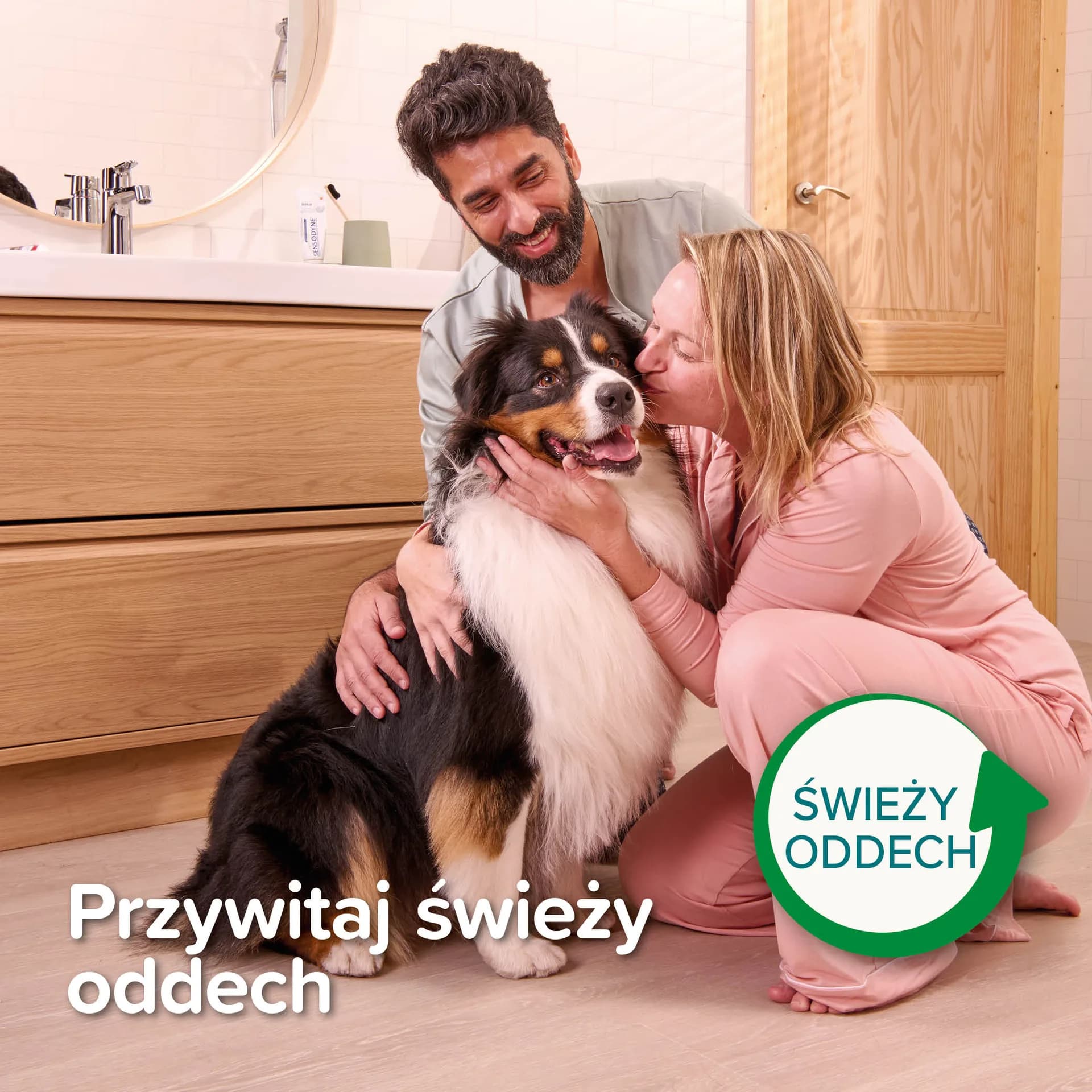 Beaphar dwustronna bambusowa szczoteczka do zębów dla psów i kotów