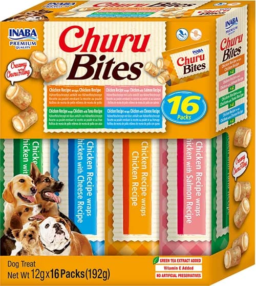 INABA Dog Churu Bites Varitey mix przysmak dla psów 16 x 12 g 192 g