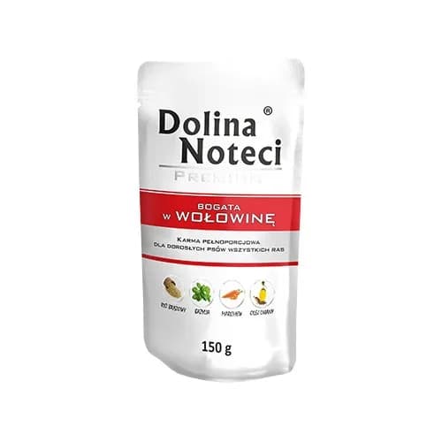 Dolina Noteci Premium karma mokra dla dorosłych psów bogata w wołowinę