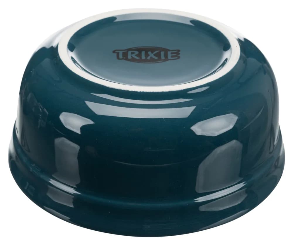 Trixie Zestaw dwóch misek ceramicznych na metalowym stojaku dla psa – 0,25 l