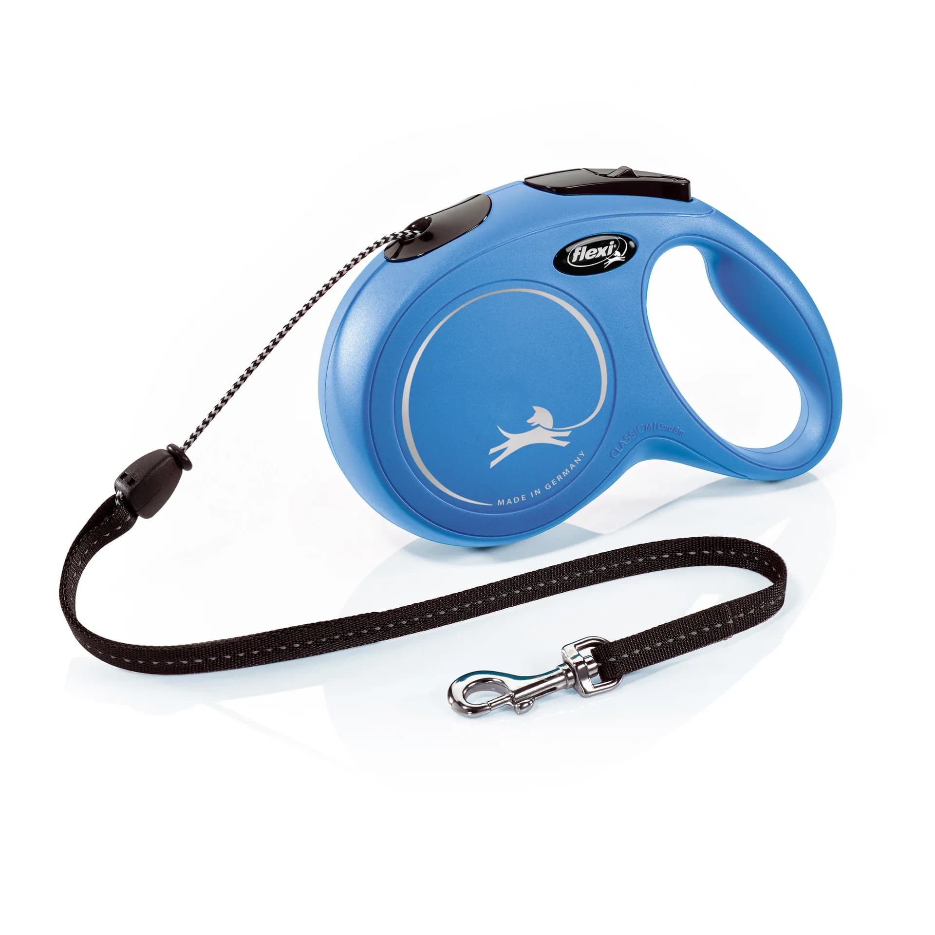 Flexi New Classic smycz automatyczna sznurkowa dla psa – M 8 m/20 kg