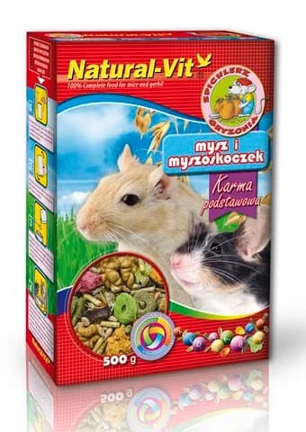 Natural-Vit Spichlerz gryzonia dla myszy i myszoskoczków 500 g