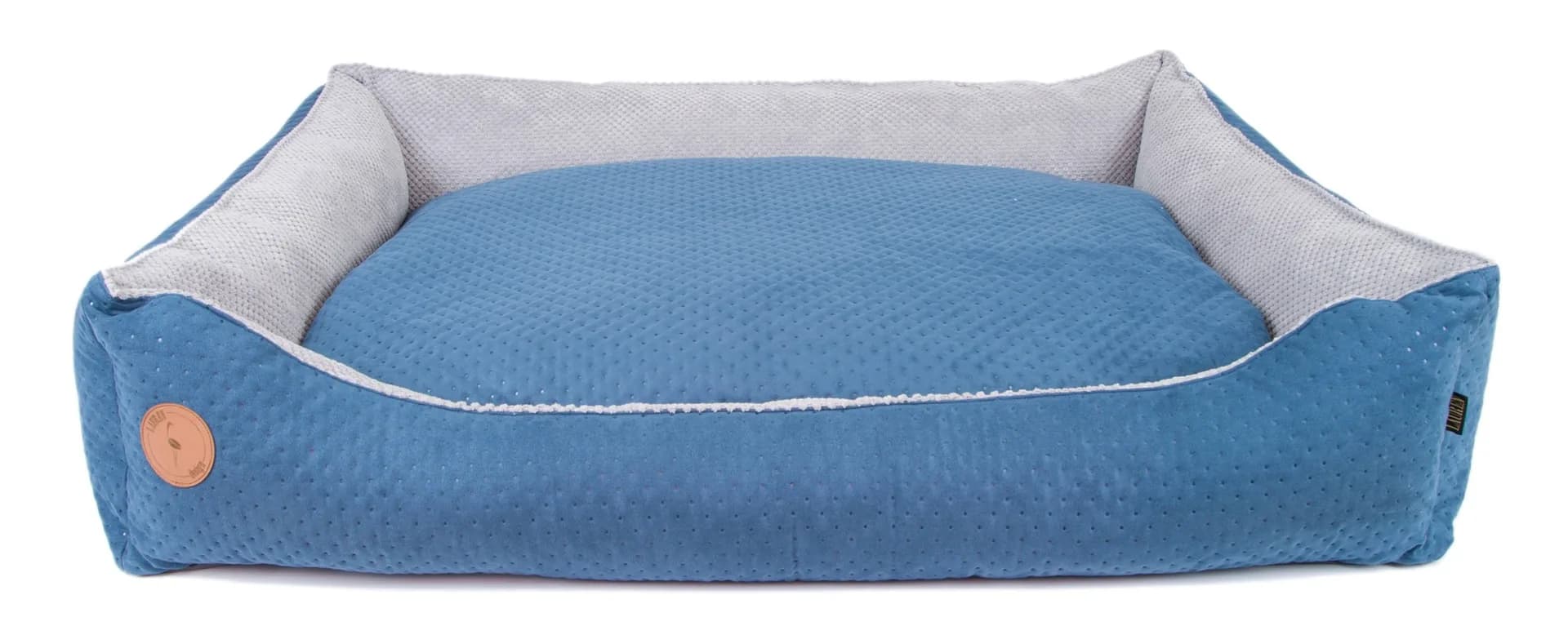 Lauren Design Legowisko pikowane Cezar dla psa i kota – brązowy, 60 × 50