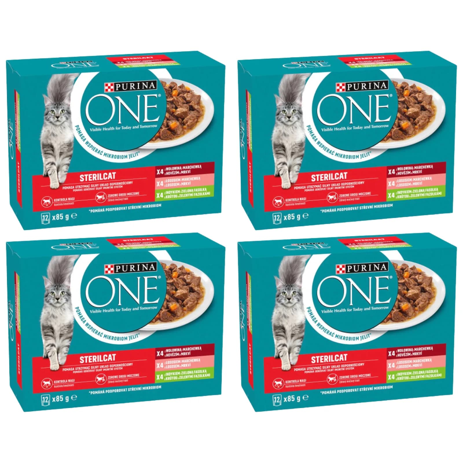 Purina ONE Sterilcat mokra karma 12 × 85 g
