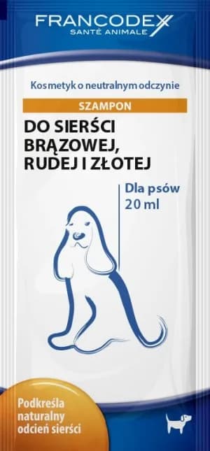 Francodex szampon do brązowej sierści