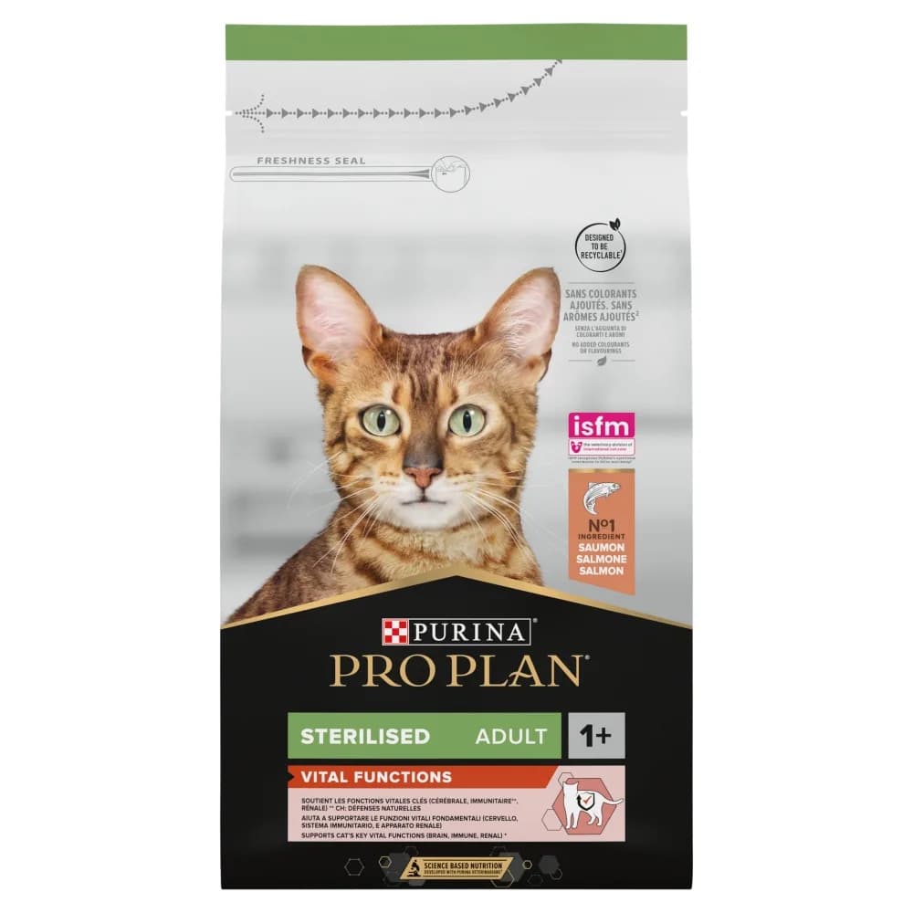 PRO PLAN Purina Sterilised z łososiem dla kota – 1,5 kg