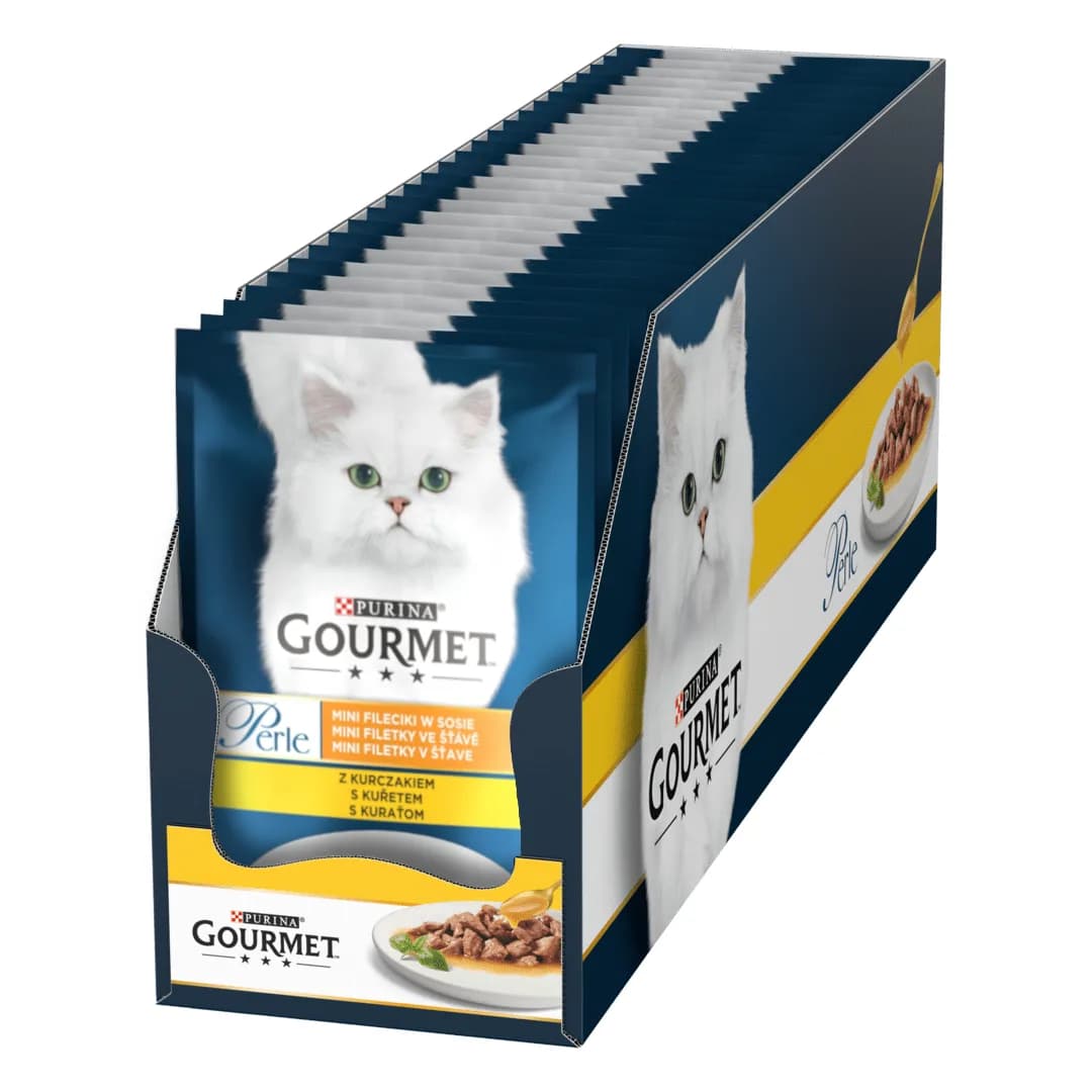 Gourmet Perle karma dla kotów z kurczakiem 85 g