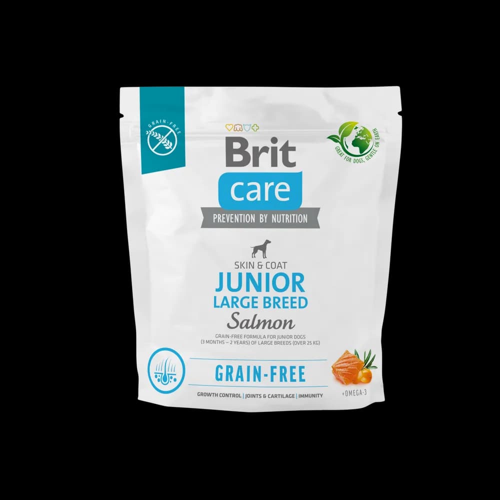 Brit Care Dog Grain-free Junior Large Breed Salmon sucha karma dla psa z łososiem i ziemniakami – 3 kg